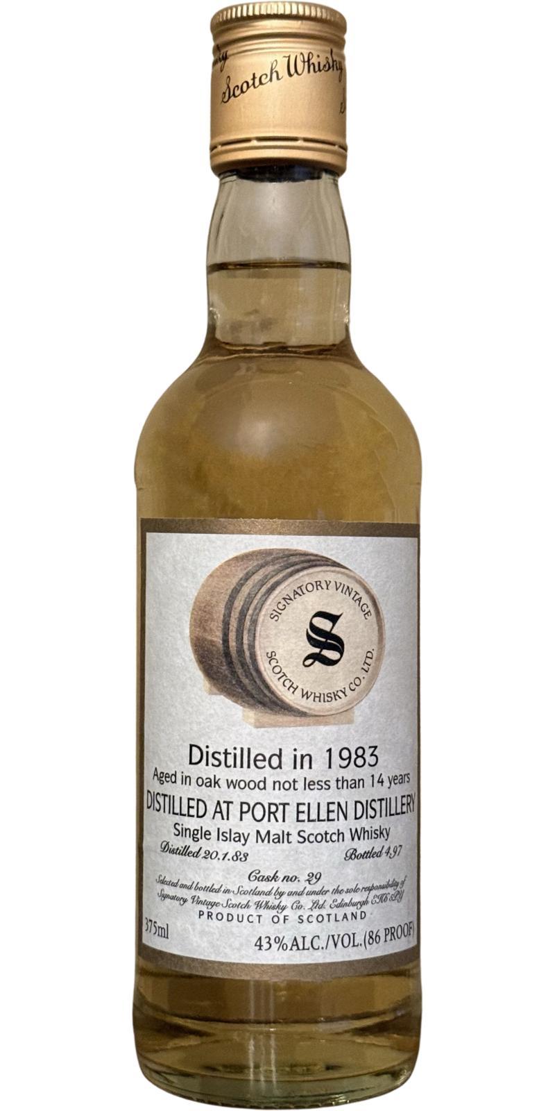 Port Ellen 1983 SV  Vintage Collection