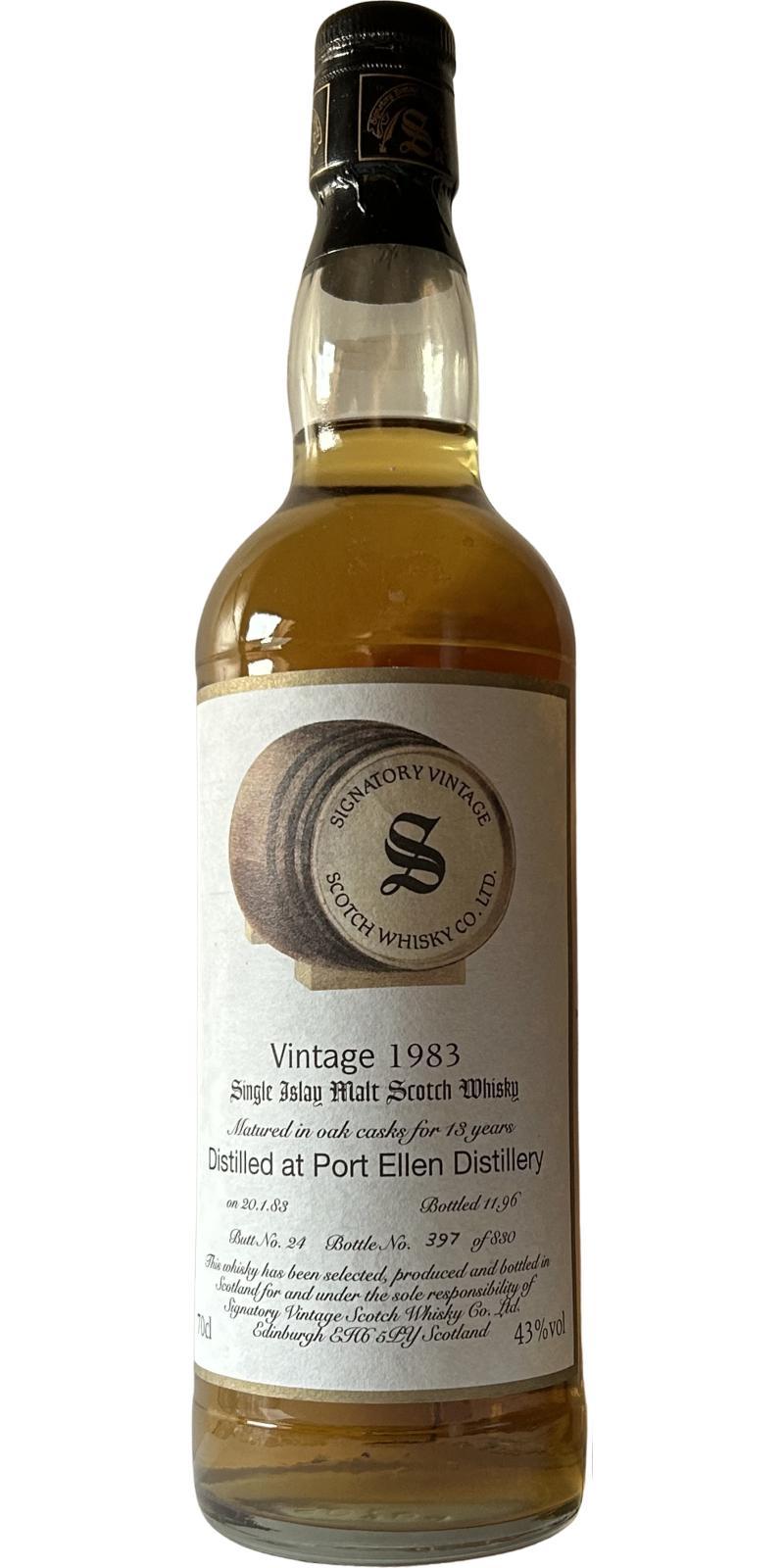 Port Ellen 1983 SV  Vintage Collection