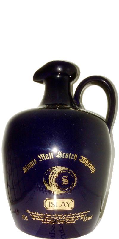 Port Ellen 23-year-old SV  Dark blue ceramic jug