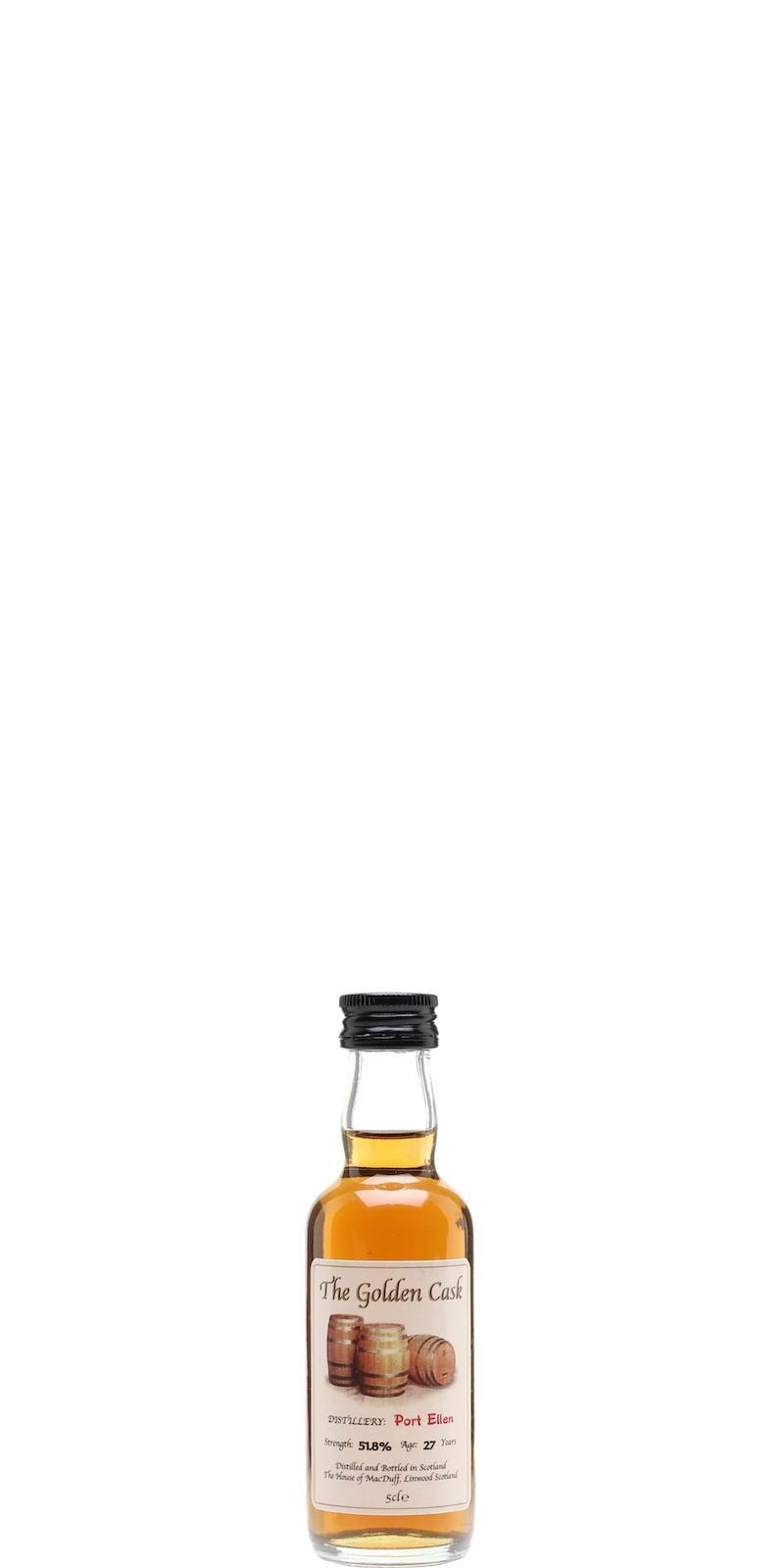 Port Ellen 27-year-old HMcD  The Golden Cask - Miniature
