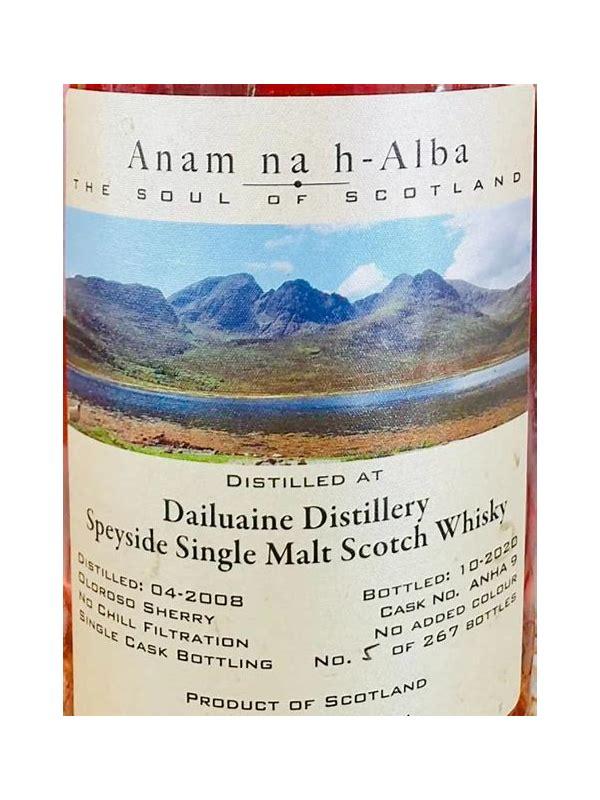 Dailuaine 2008 ANHA  The Soul of Scotland