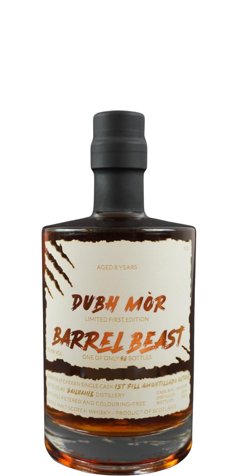 Dailuaine 2016 BrlB  Dubh Mor