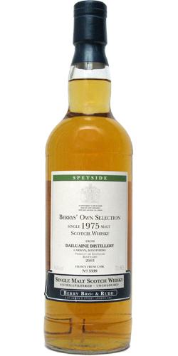Dailuaine 1975 BR  Berrys' Own Selection
