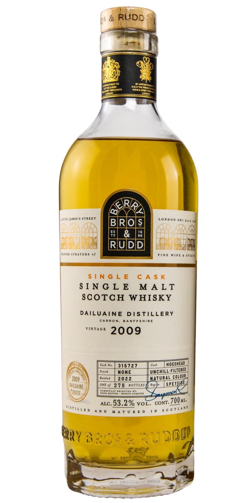 Dailuaine 2009 BR  Single Cask