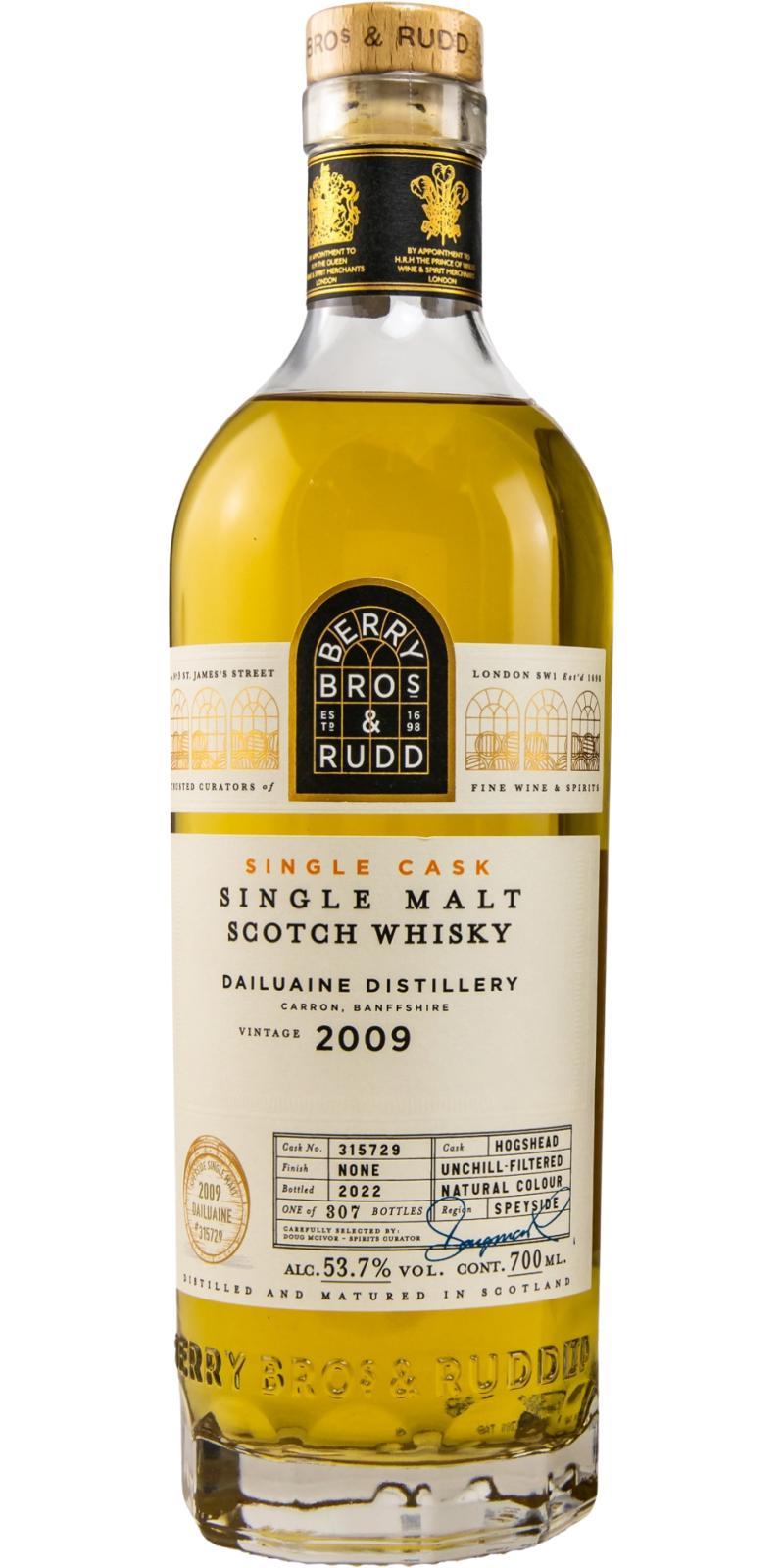 Dailuaine 2009 BR  Single Cask