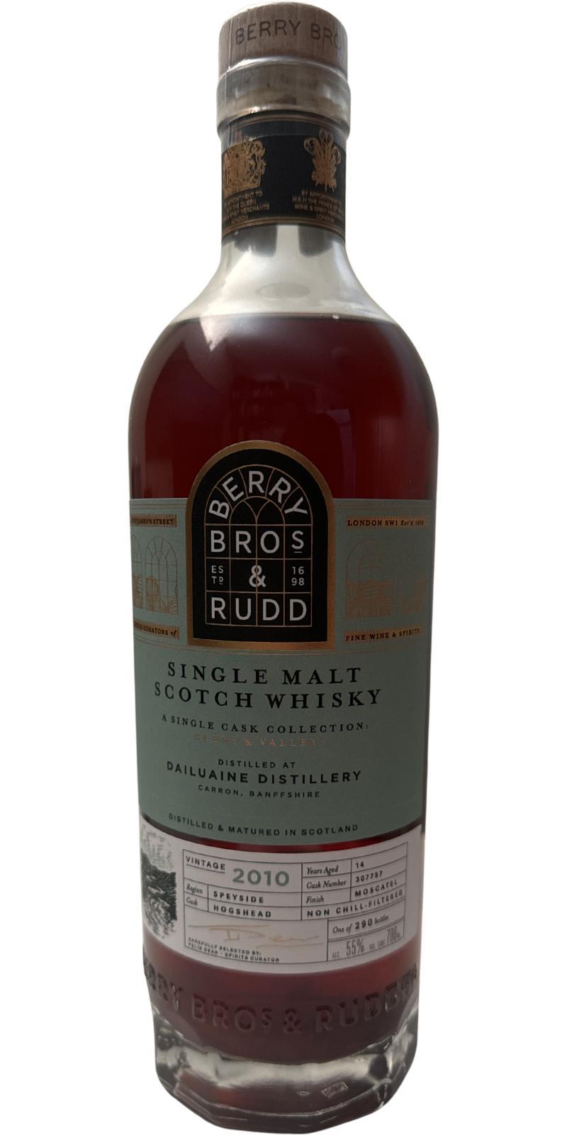 Dailuaine 2010 BR  A Single Cask Collection: Glens & Valleys