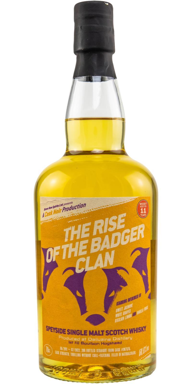 Dailuaine 2011 BNSp  A Cask Noir Production