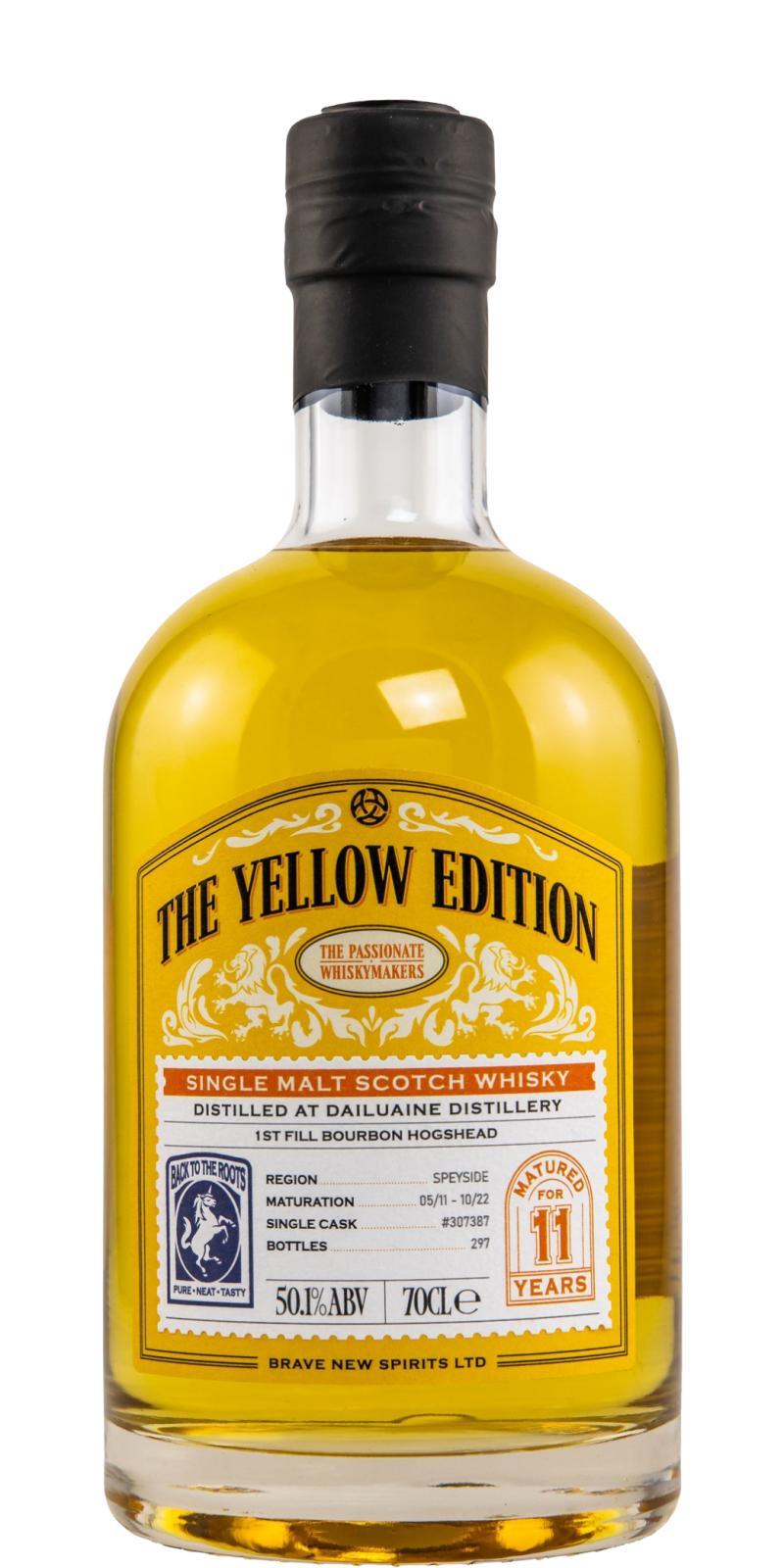 Dailuaine 2011 BNSp  The Yellow Edition