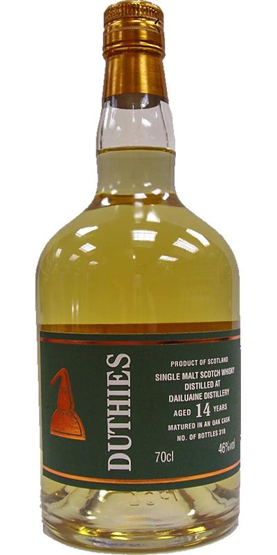 Dailuaine 14-year-old CA  Duthies