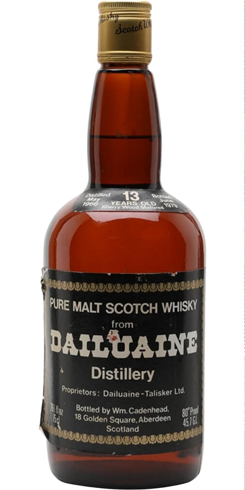 Dailuaine 1966 CA  Dumpy Bottle