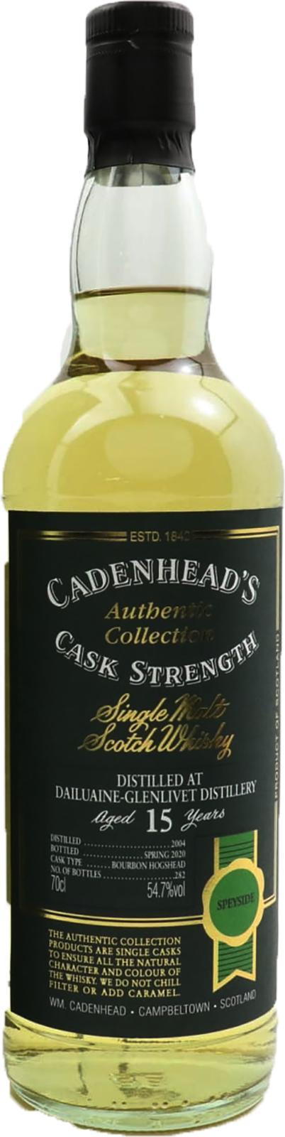 Dailuaine 2004 CA  Authentic Collection