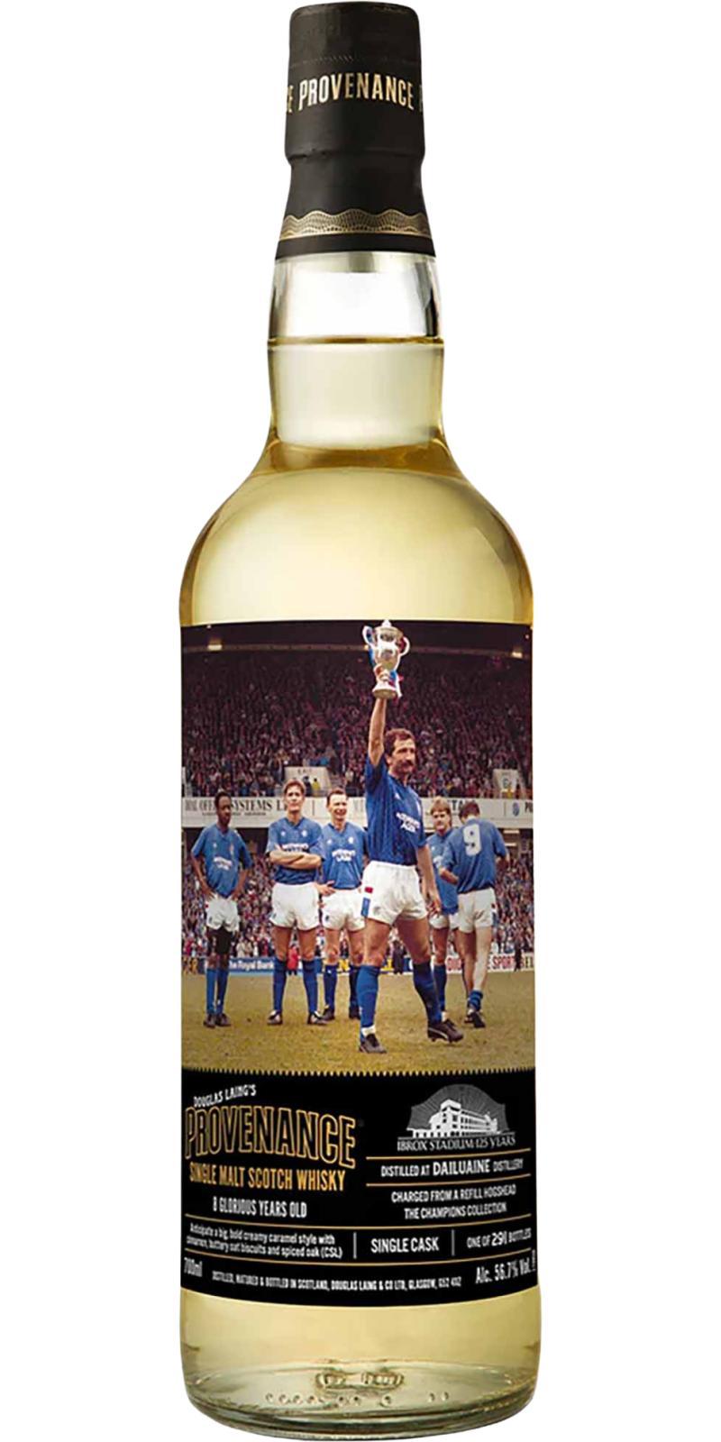 Dailuaine 08-year-old DL  Provenance