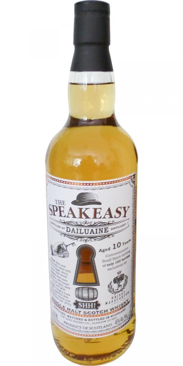 Dailuaine 10-year-old DL  The Speakeasy