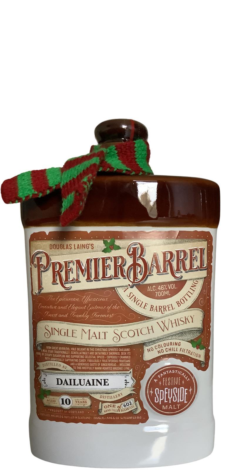 Dailuaine 10-year-old DL  Premier Barrel - Christmas Edition
