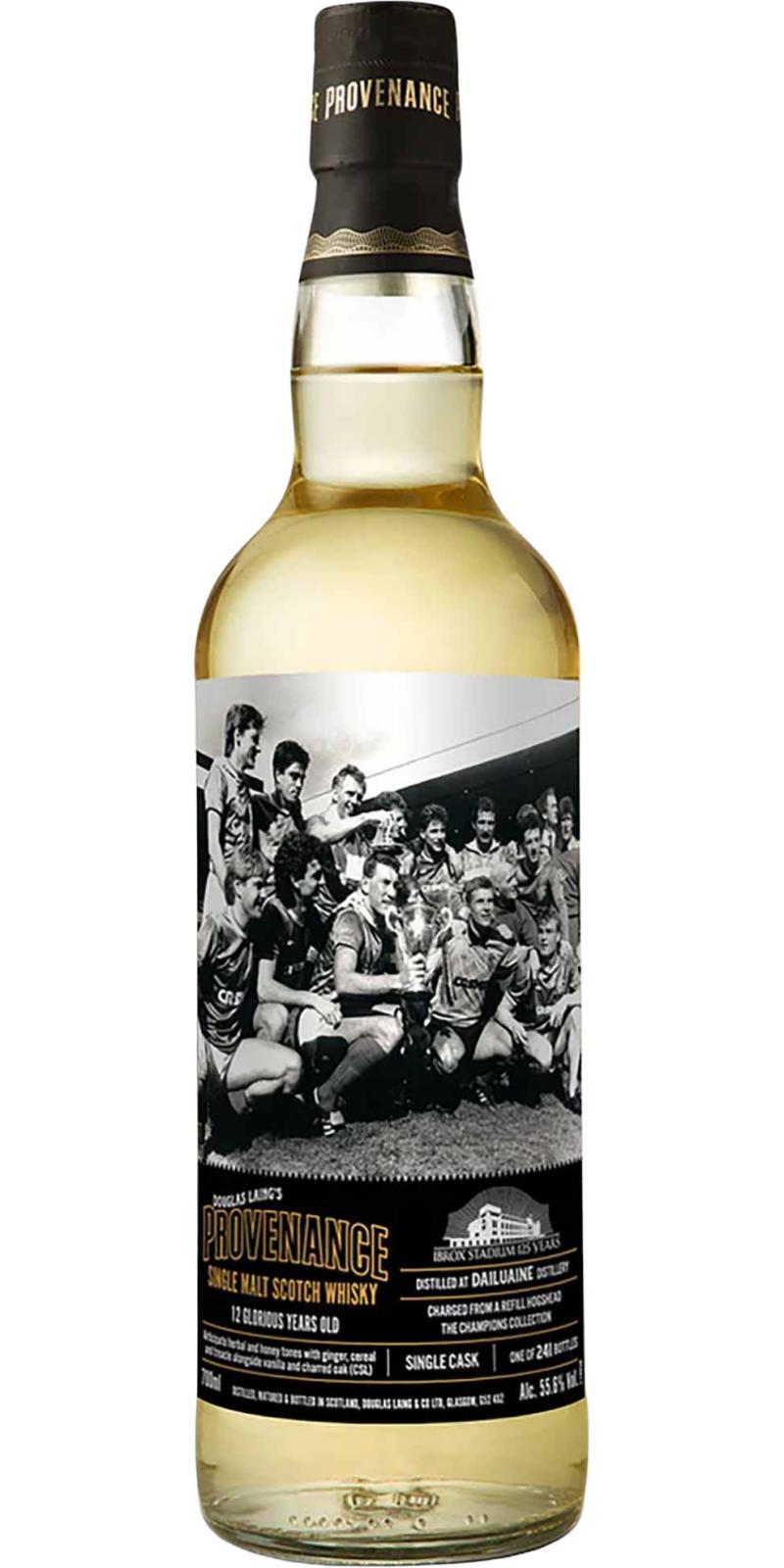 Dailuaine 12-year-old DL  Provenance