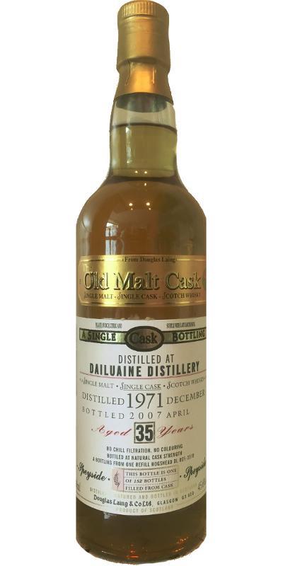 Dailuaine 1971 DL  The Old Malt Cask