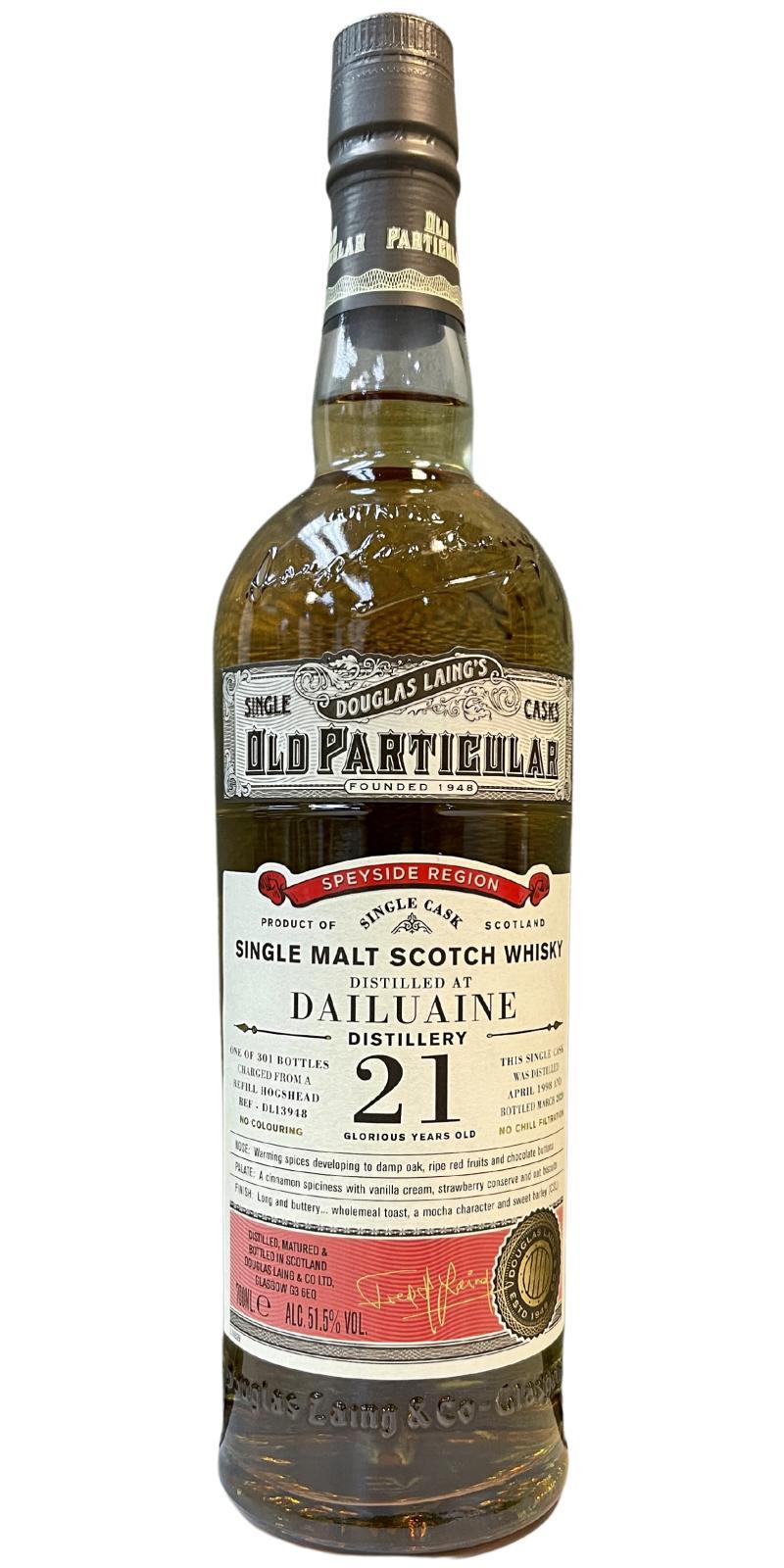 Dailuaine 1998 DL  Old Particular