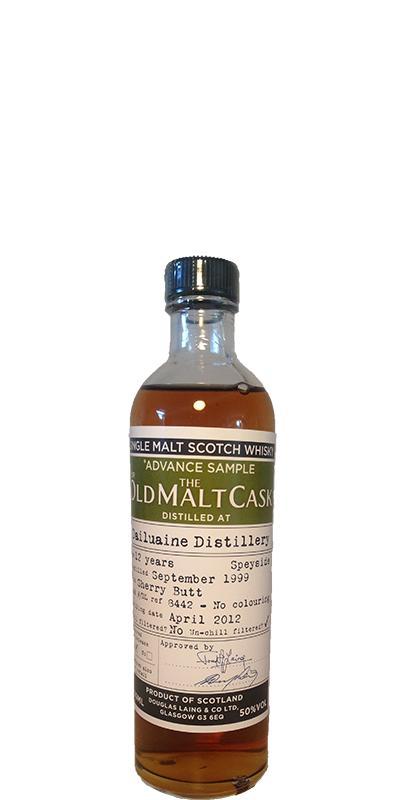 Dailuaine 1999 DL  The Old Malt Cask -  Advanced Sample