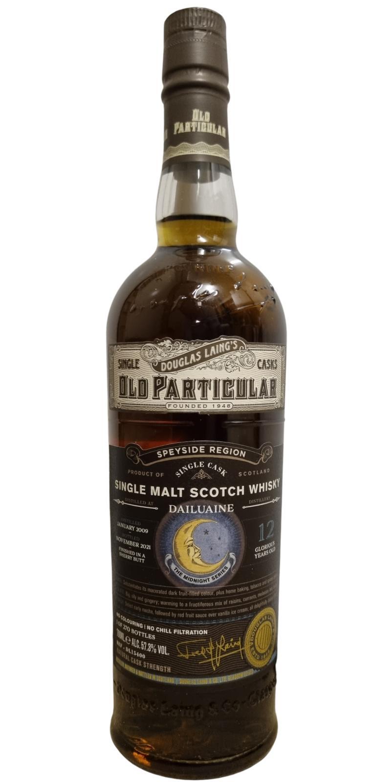 Dailuaine 2009 DL  Old Particular - Midnight Series