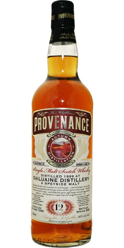 Dailuaine 1999 McG  McGibbon's Provenance