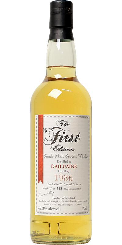 Dailuaine 1986 ED  The First Editions