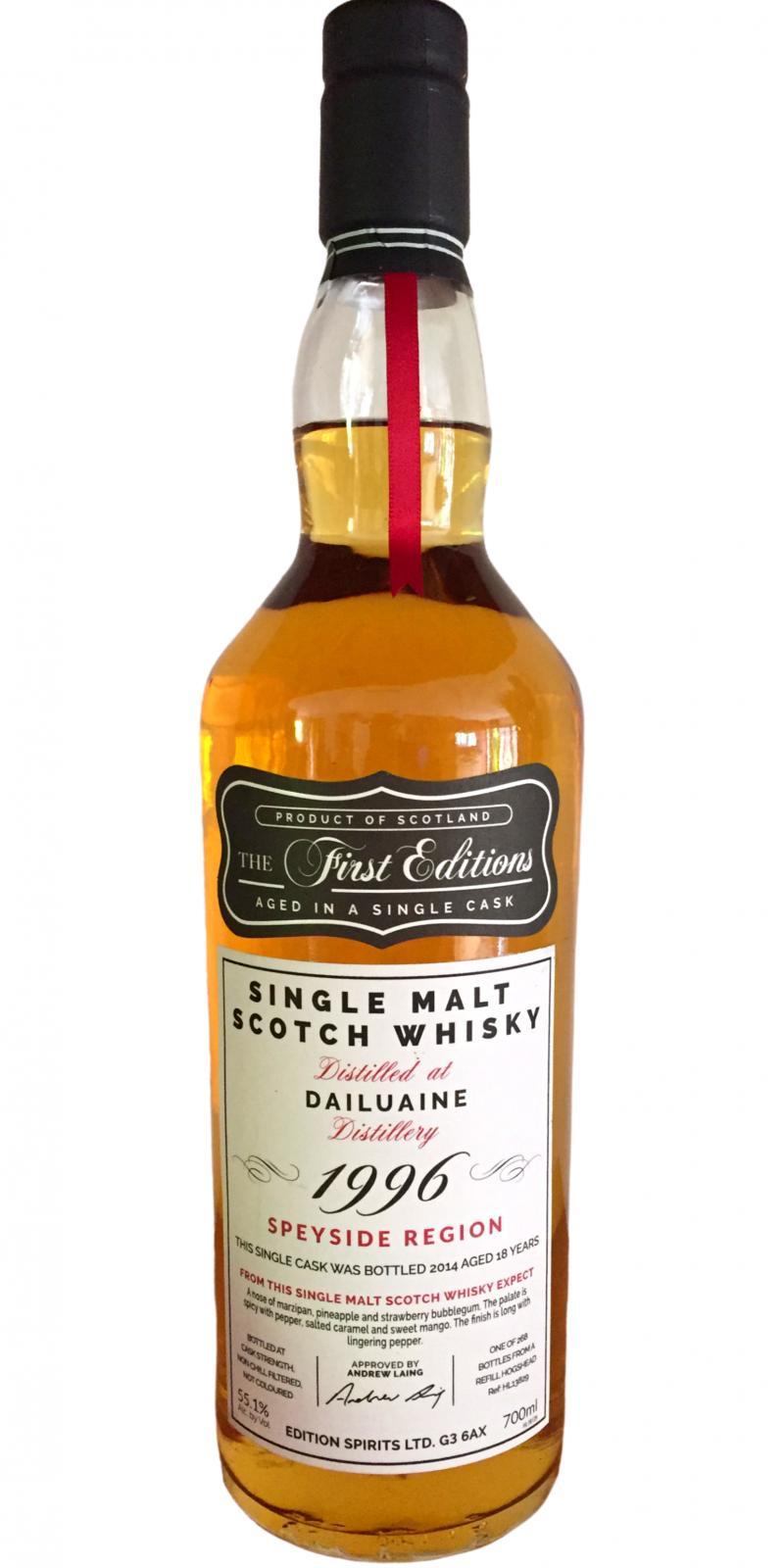 Dailuaine 1996 ED  The First Editions