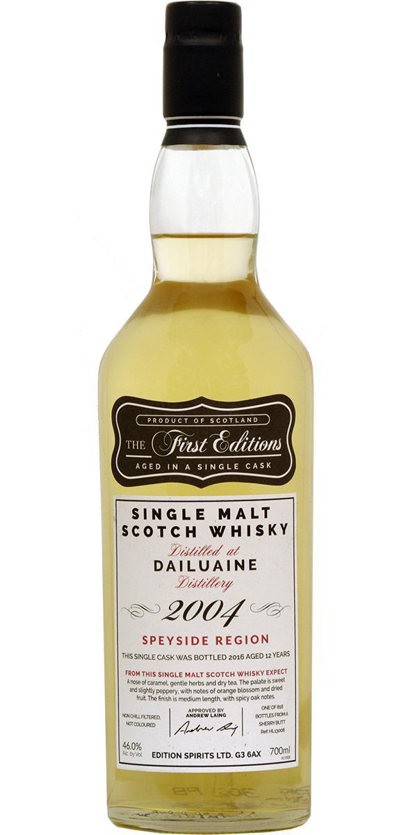 Dailuaine 2004 ED  The First Editions