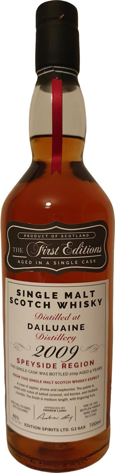 Dailuaine 2009 ED  The First Editions