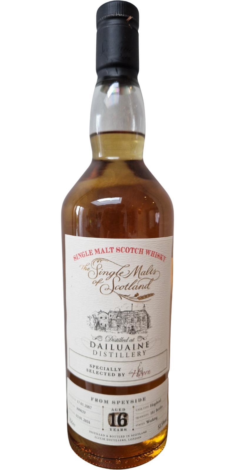 Dailuaine 2007 ElD  The Single Malts of Scotland