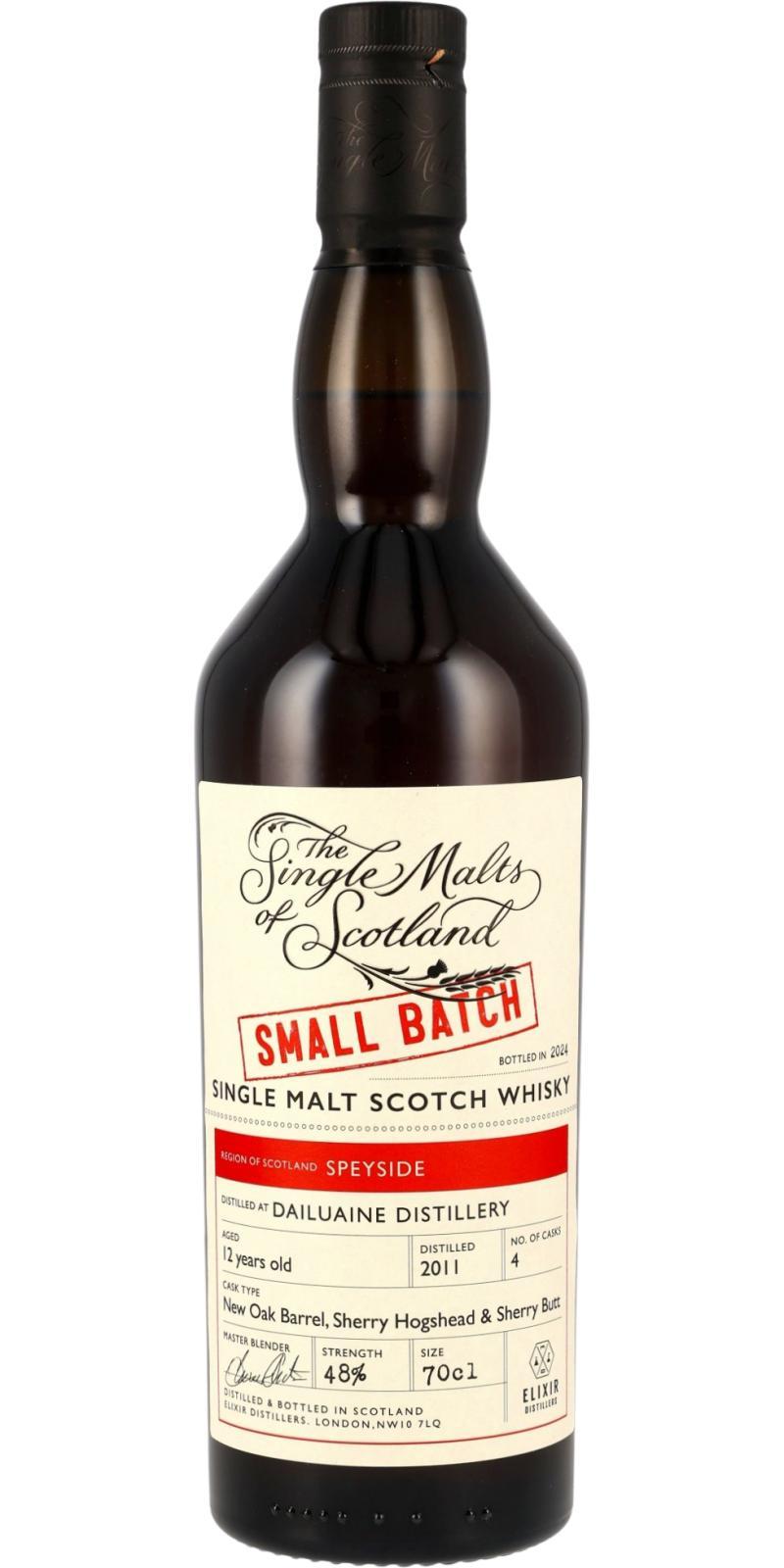 Dailuaine 2011 ElD  The Single Malts of Scotland - Small Batch