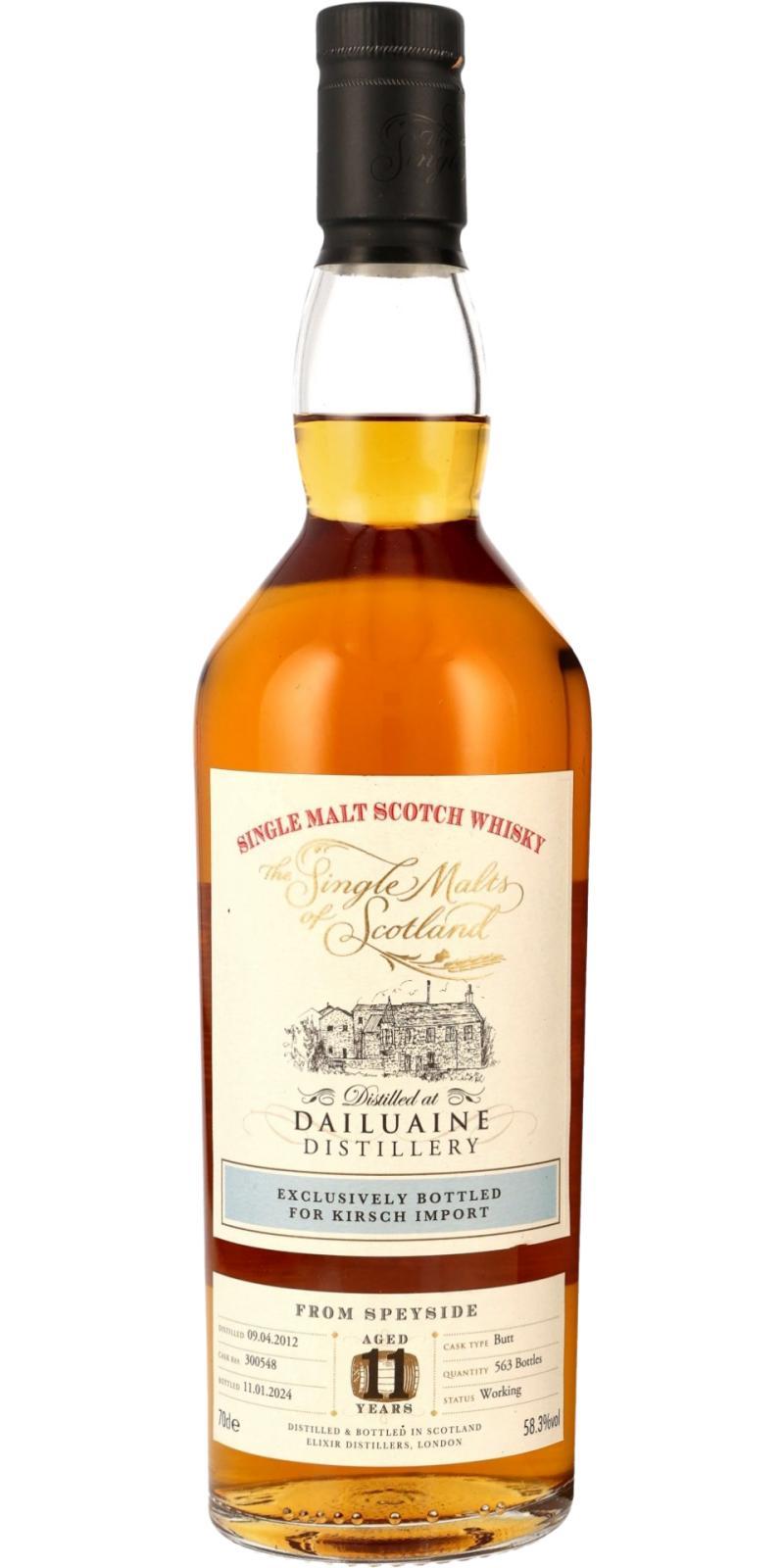 Dailuaine 2012 ElD  The Single Malts of Scotland