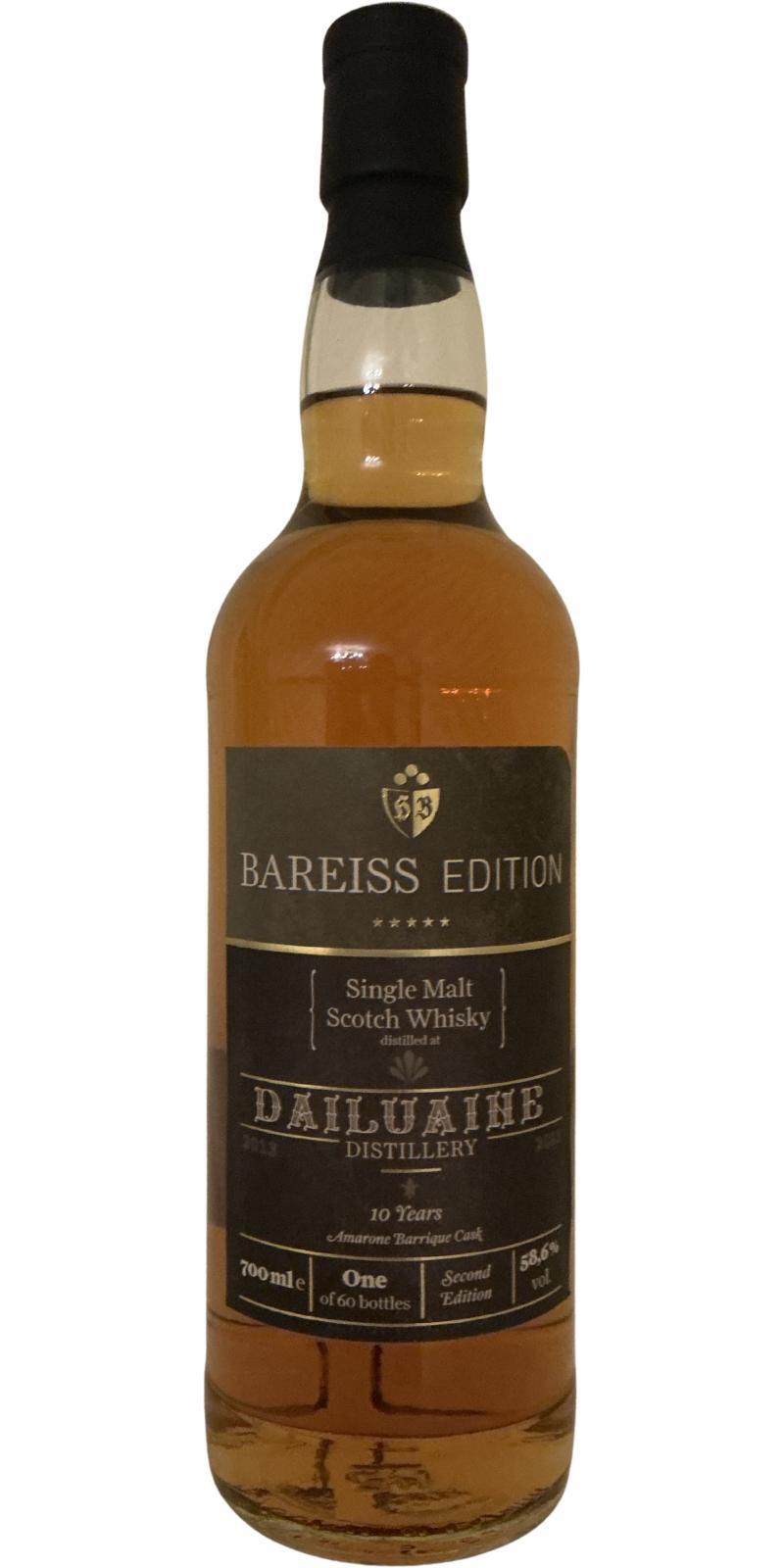Dailuaine 2013 ExkM  Bareiss Second Edition