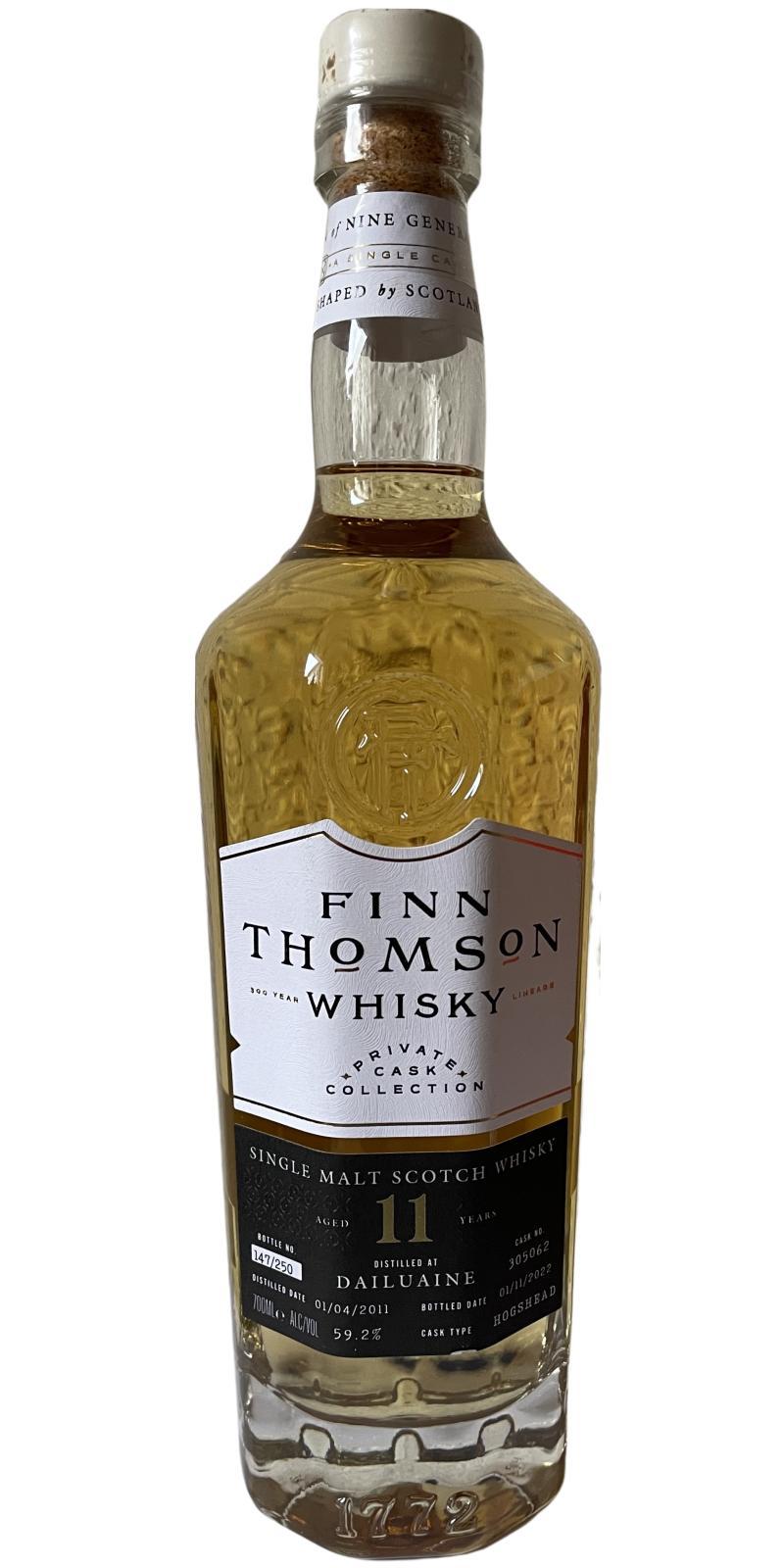 Dailuaine 2011 FnTs  Private Cask Collection