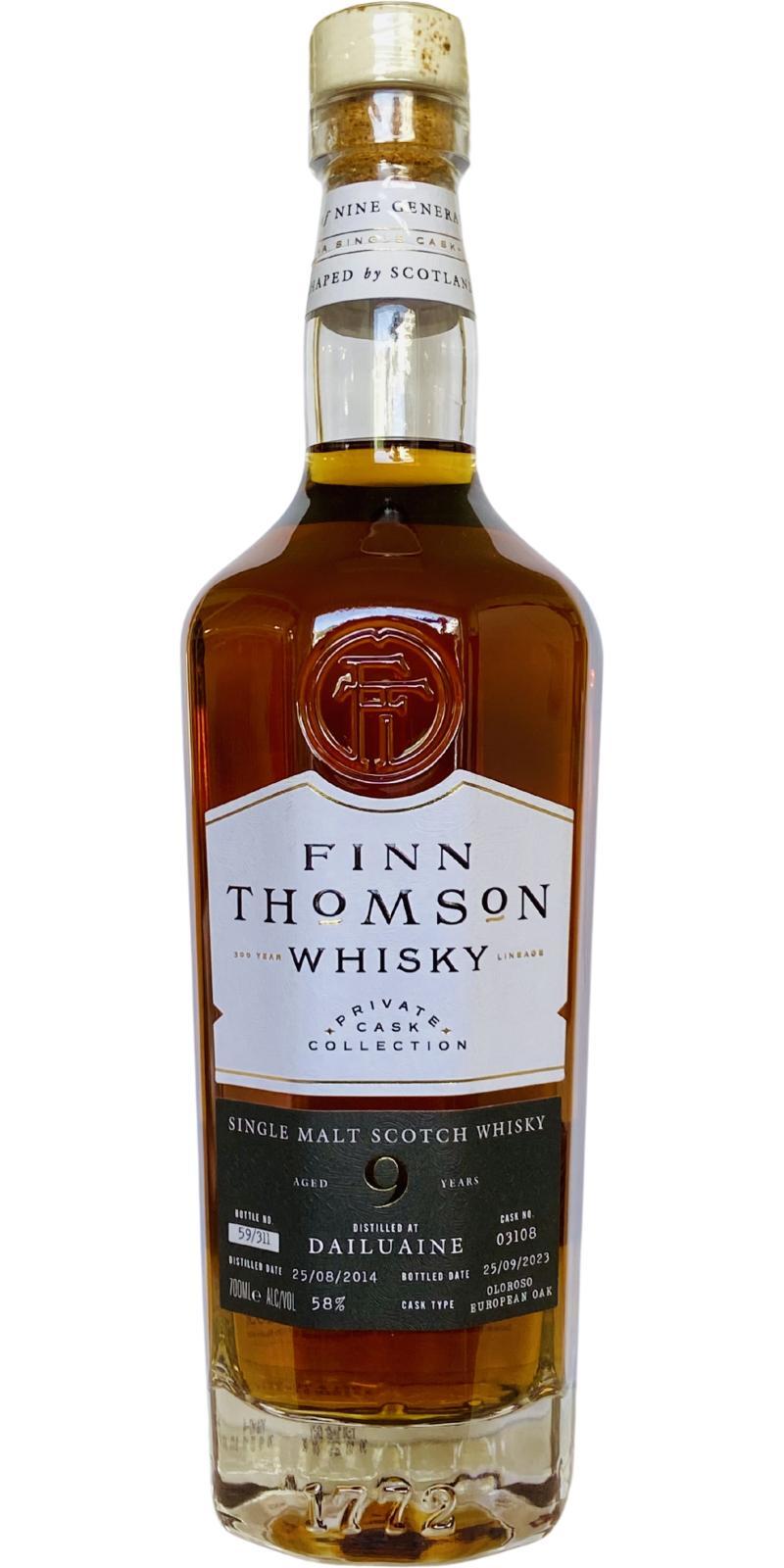 Dailuaine 2014 FnTs  Private Cask Collection