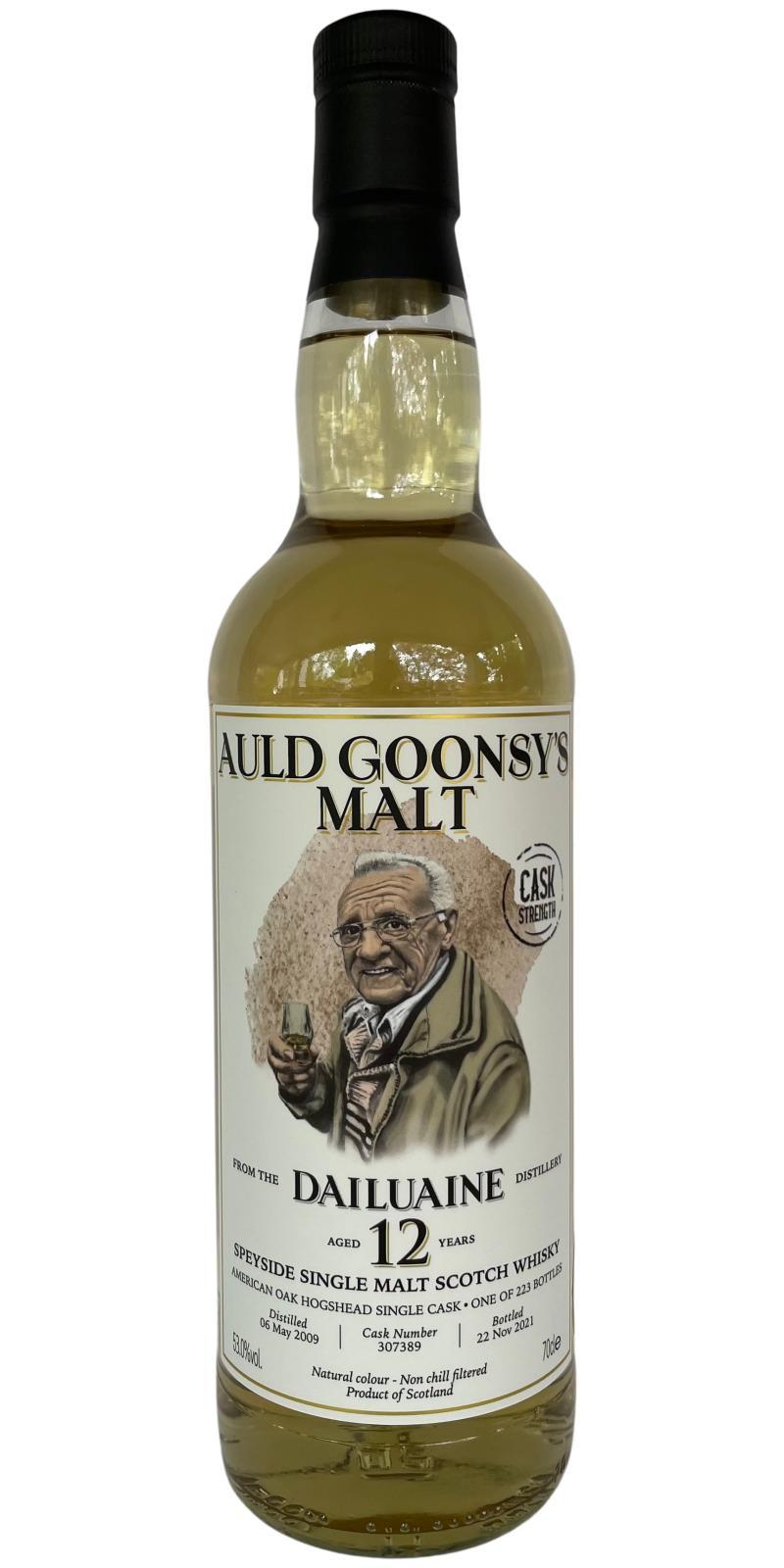 Dailuaine 2009 GWhL  Auld Goonsy's Malt
