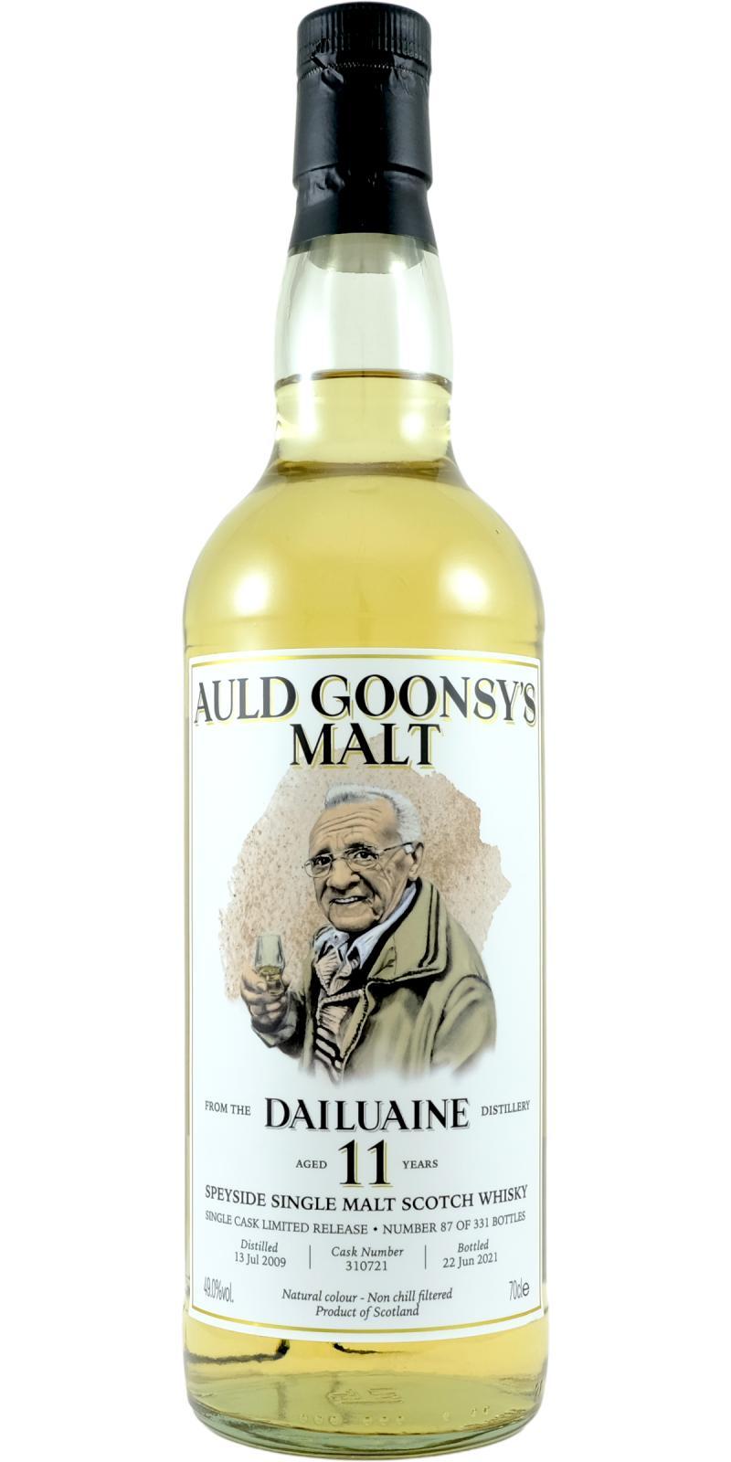 Dailuaine 2009 GWhL  Auld Goonsy's