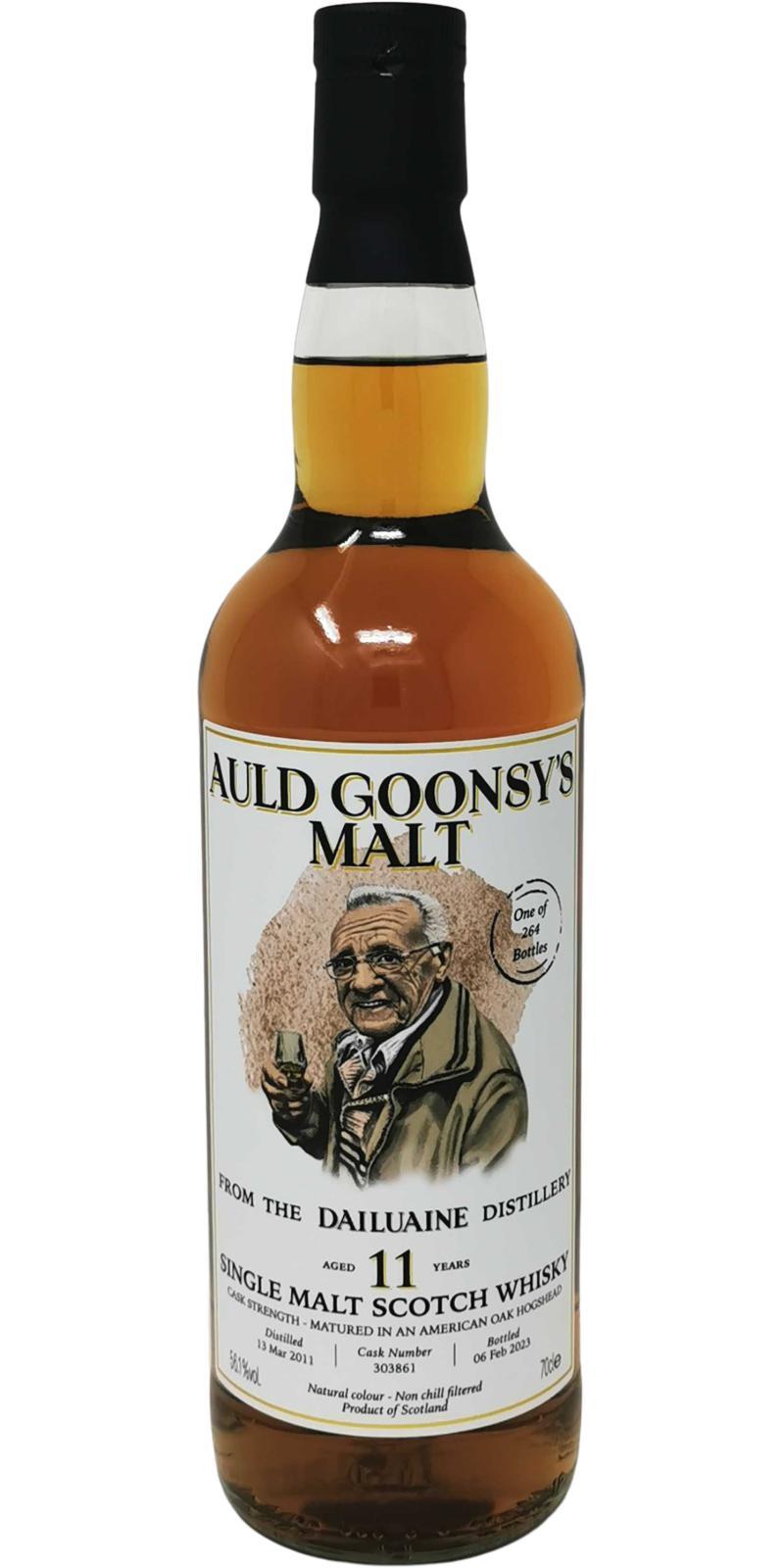 Dailuaine 2011 GWhL  Auld Goonsy's Malt