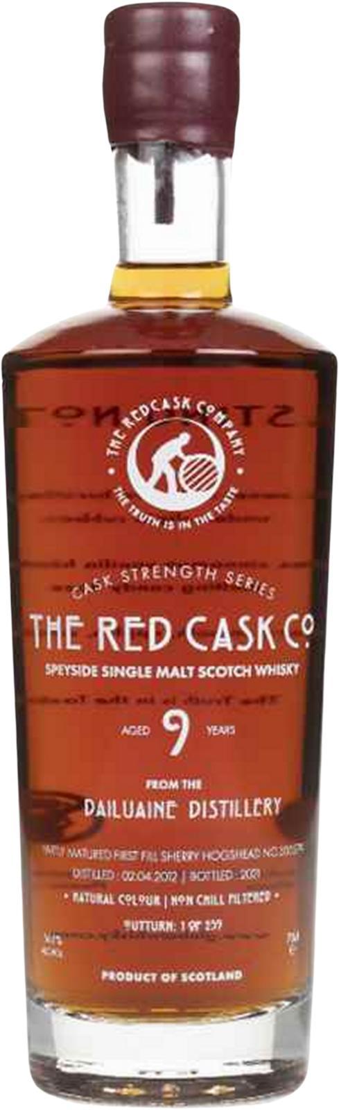 Dailuaine 2012 GWhL  The Red Cask Co.