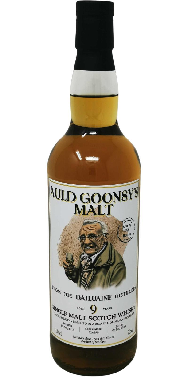 Dailuaine 2013 GWhL  Auld Goonsy's Malt