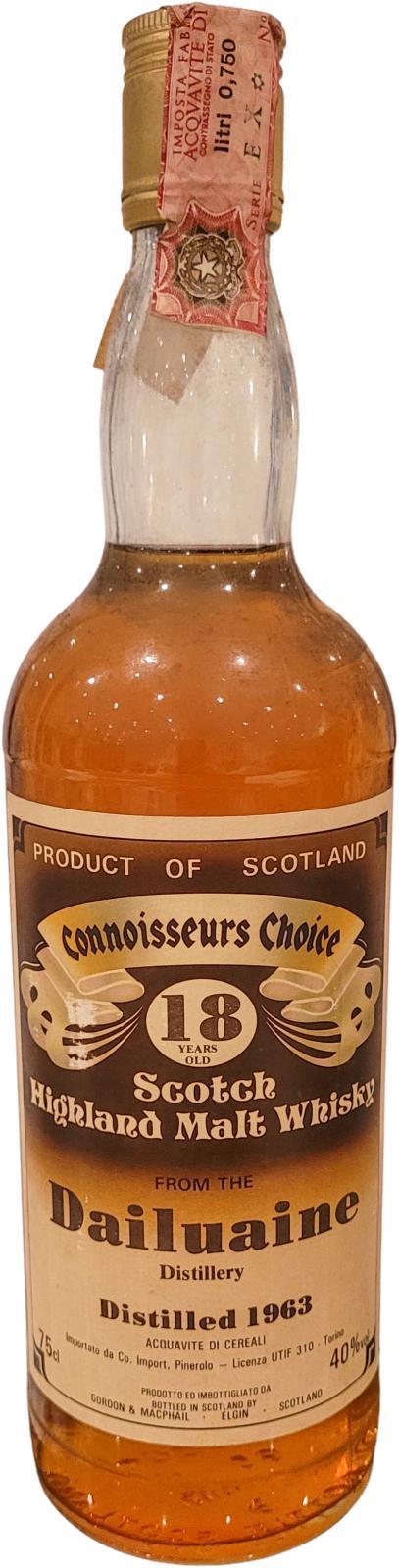 Dailuaine 1963 GM  Connoisseurs Choice