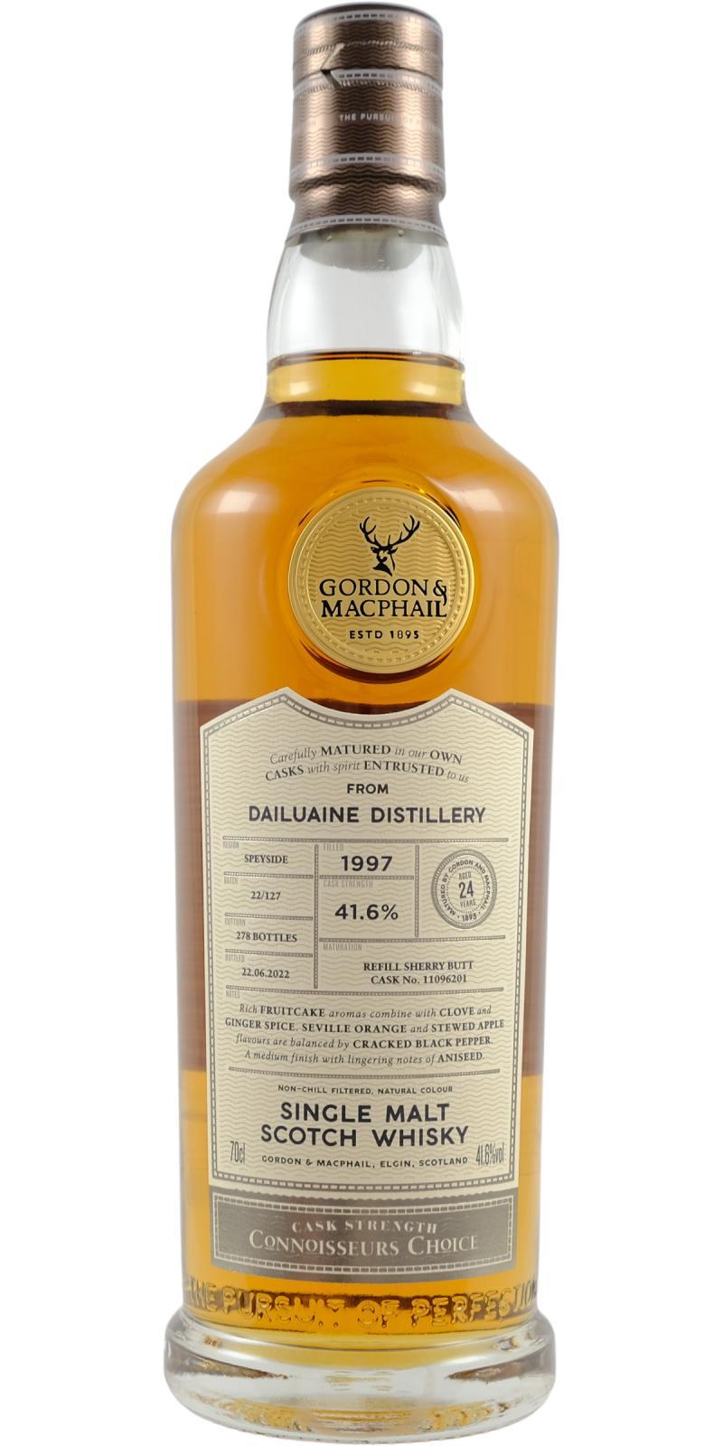 Dailuaine 1997 GM  Connoisseurs Choice - Cask Strength