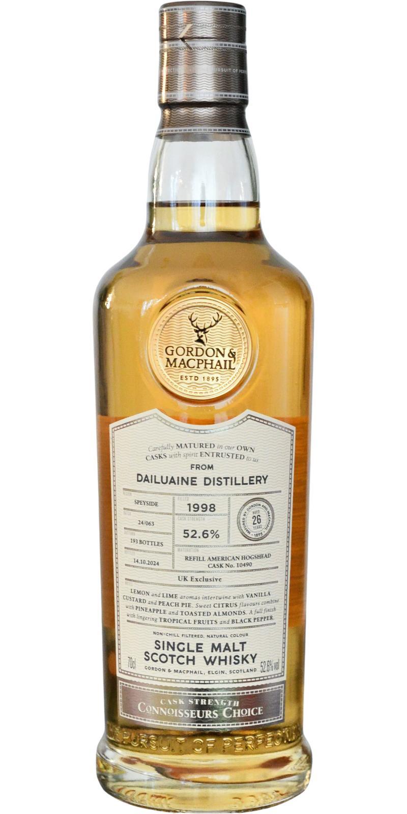 Dailuaine 1998 GM  Connoisseurs Choice - Cask Strength