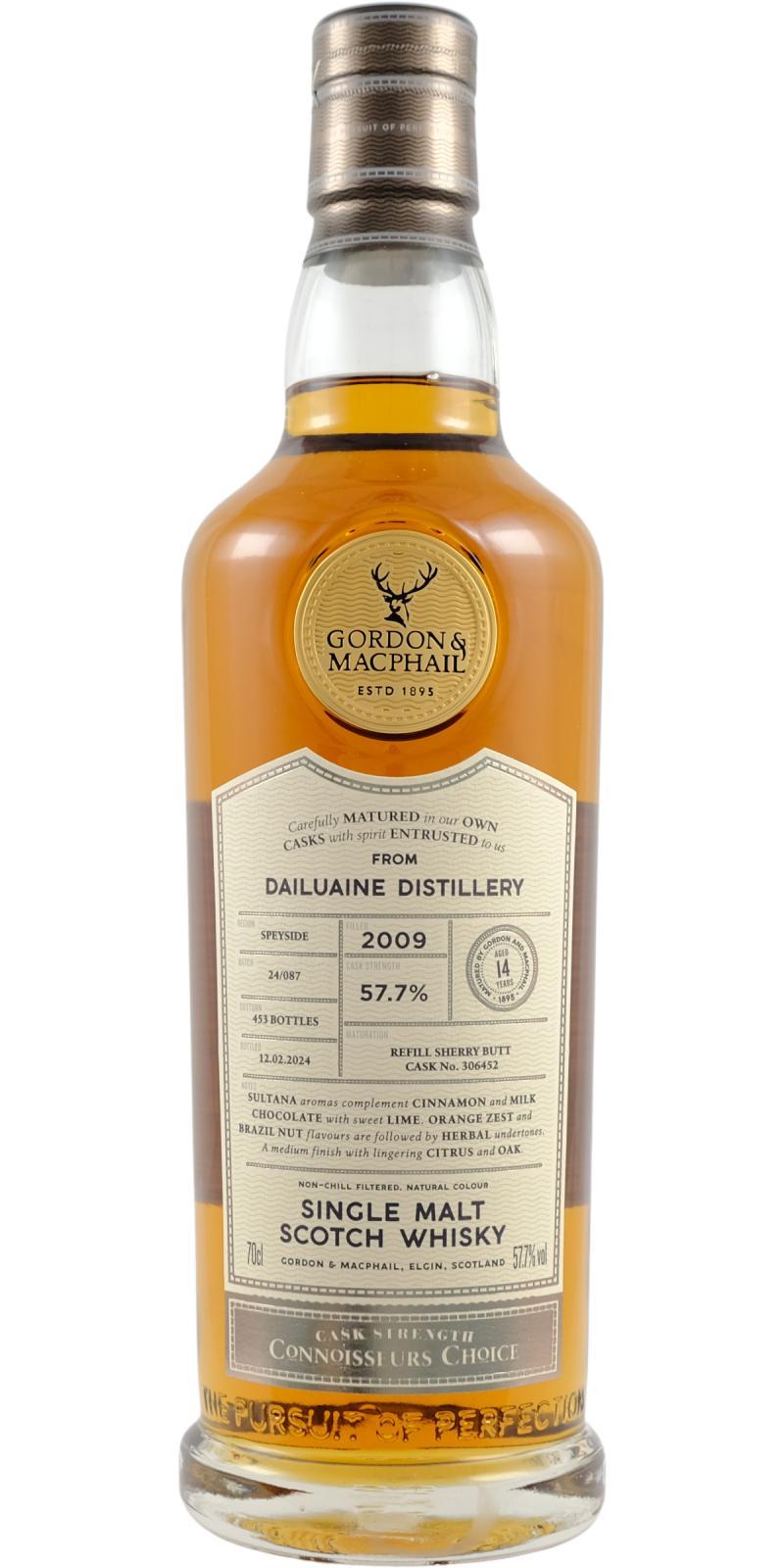 Dailuaine 2009 GM  Connoisseurs Choice - Cask Strength