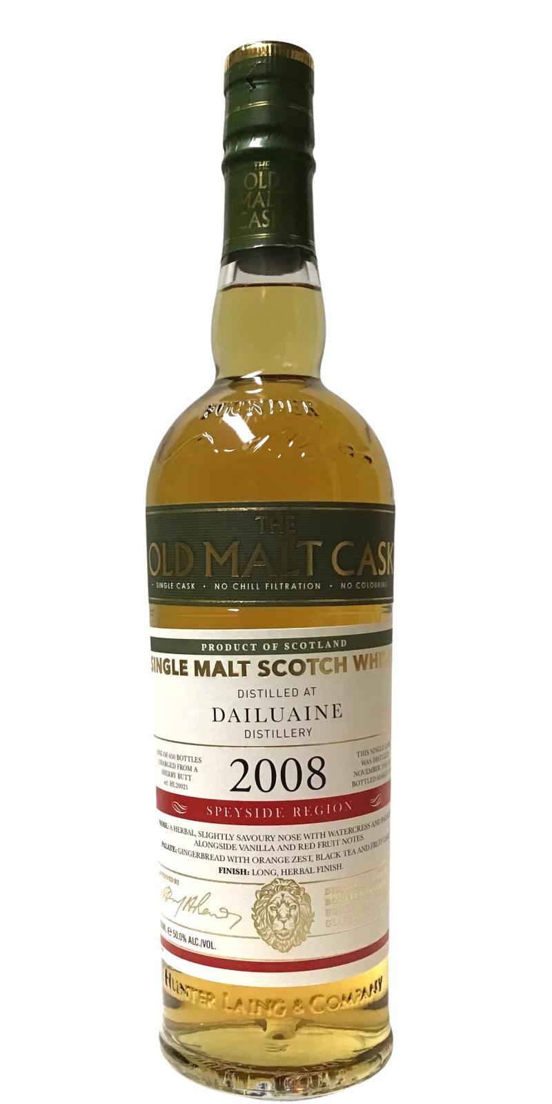 Dailuaine 2008 HL  The Old Malt Cask