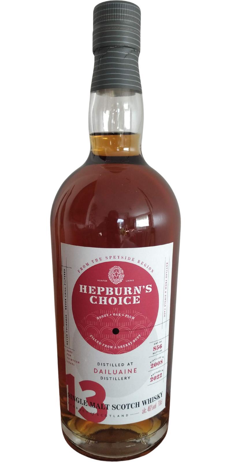 Dailuaine 2008 HL  Hepburn's Choice