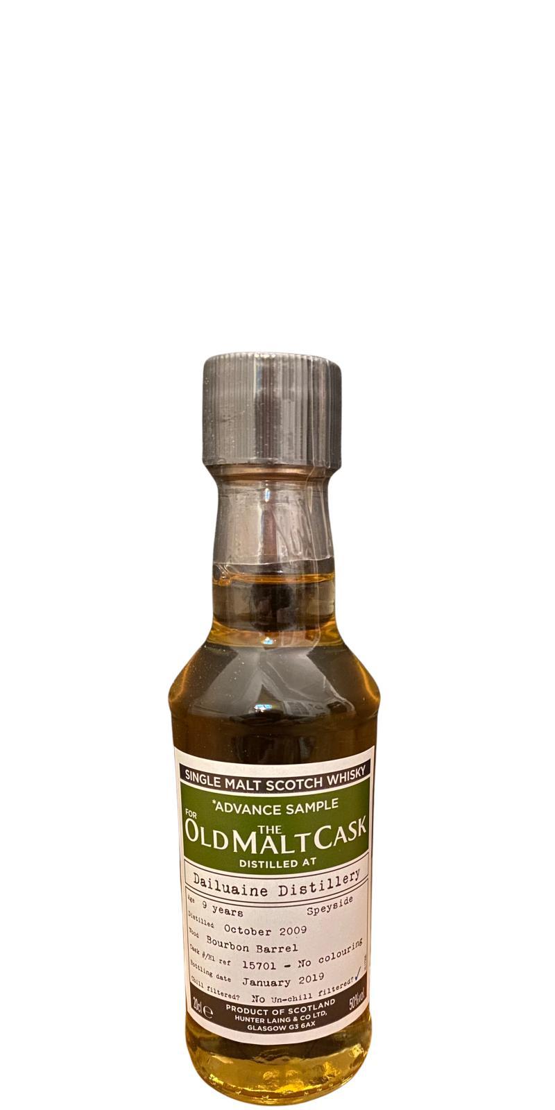 Dailuaine 2009 HL  Advance Sample for the Old Malt Cask