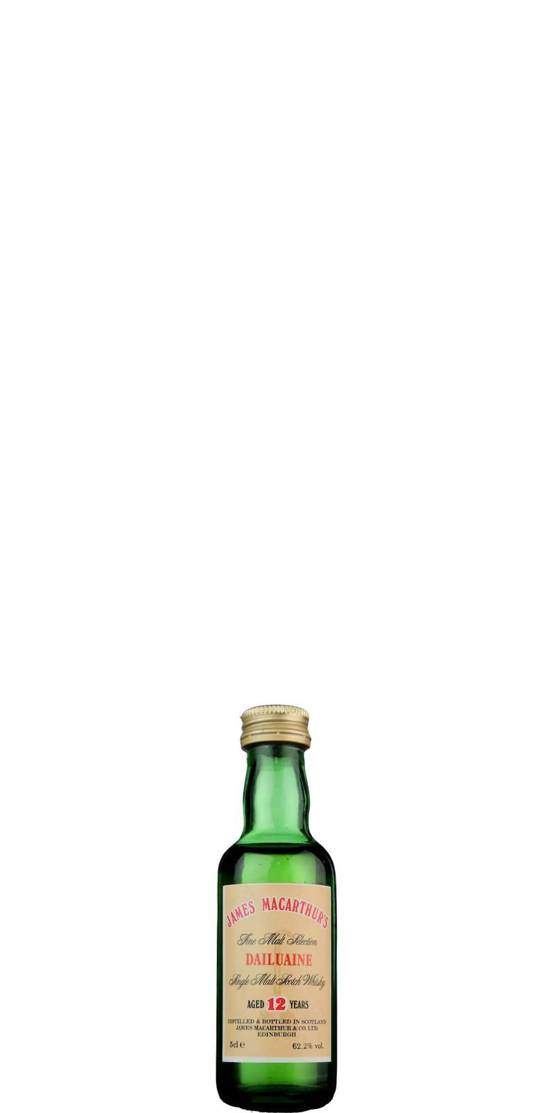 Dailuaine 12-year-old JM  Fine Malt Selection - Miniature