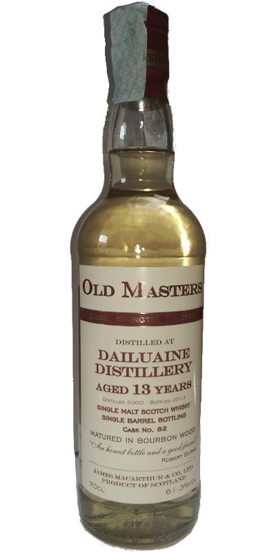 Dailuaine 2000 JM  Old Master's - Cask Strength Selection