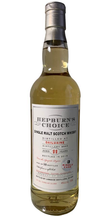 Dailuaine 2007 LsD  Hepburn's Choice