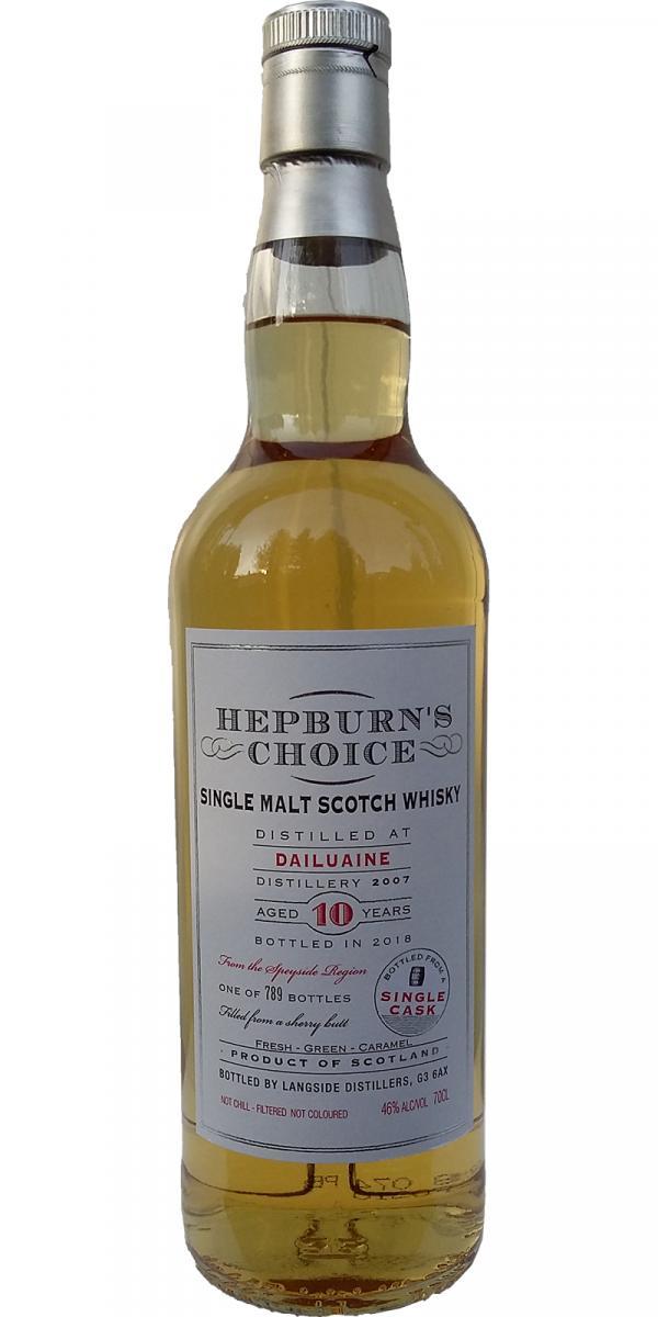 Dailuaine 2007 LsD  Hepburn's Choice